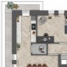 Plattegrond huisnummer 21, bouwnummer B2.1