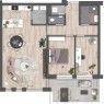 Plattegrond huisnummer 20, bouwnummer B2.2
